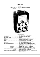 Heathkit V-4-VT-AC-voltmeter - Manual - Schematics 